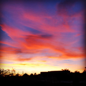 Camelback Backyard Sunset